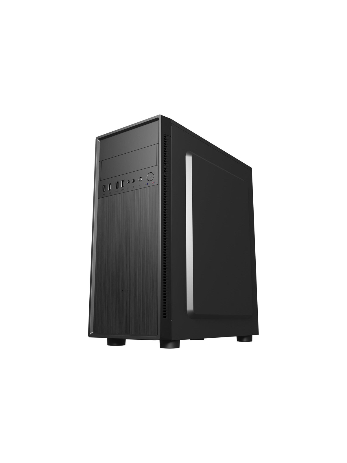 Gembird Fornax 160 - tower - ATX - Gehäuse - Tower - Schwarz