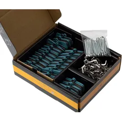 Bremsbeläge Disc Sport Organic Werkstattverpackung, JAGWIRE, Passend für: siehe Beschreibung, Farbe: Blau, VE: 25 Paar
