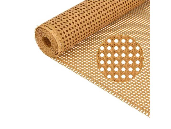 Handgewebte Polyrattan-Gurtbandrolle Sechseckiges Netz for Stühle, Schränke, Betten(45x120cm)
