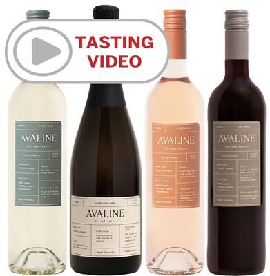 """Avaline Complete Wine Set with Tasting Video Featuring Cameron Diaz - Other"""