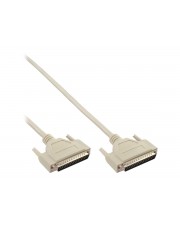 InLine Serielles Kabel 37pol Stecker / vergossen 1:1 belegt 1m 37-polig (37371)