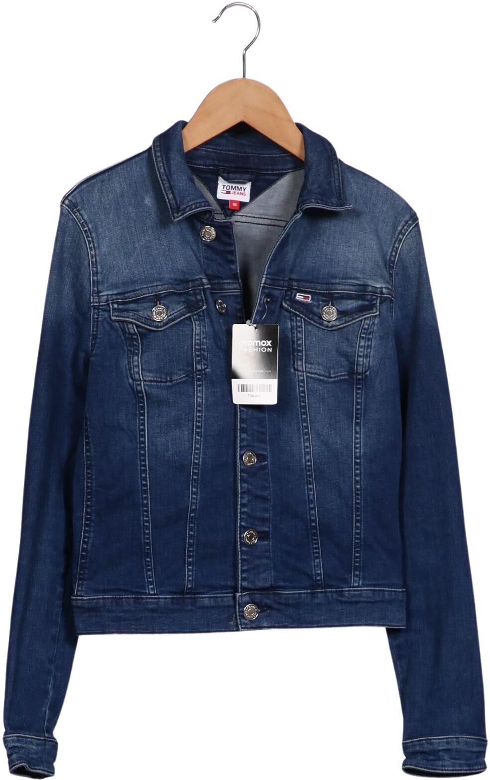 Tommy Jeans Damen Jacke, Blau, Gr. XS, Elasthan / Baumwolle - Second Hand
