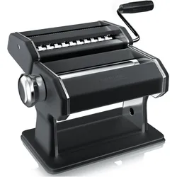 Arendo Pasta Maker, Pastamaschine, Schwarz, Silber