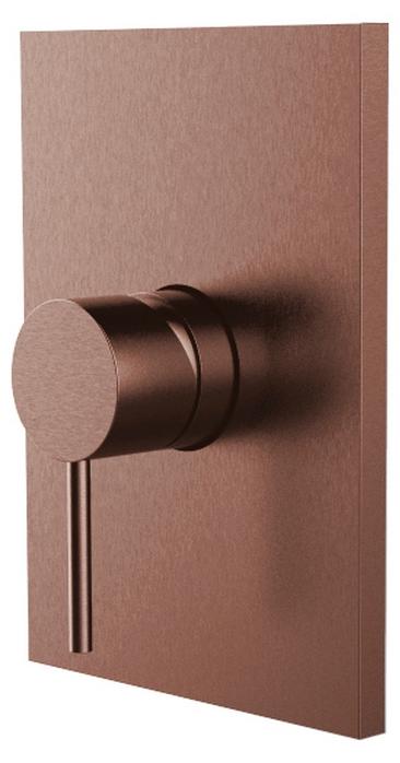Herzbach DESIGN iX PVD Brausebatterie Farbset Copper Steel