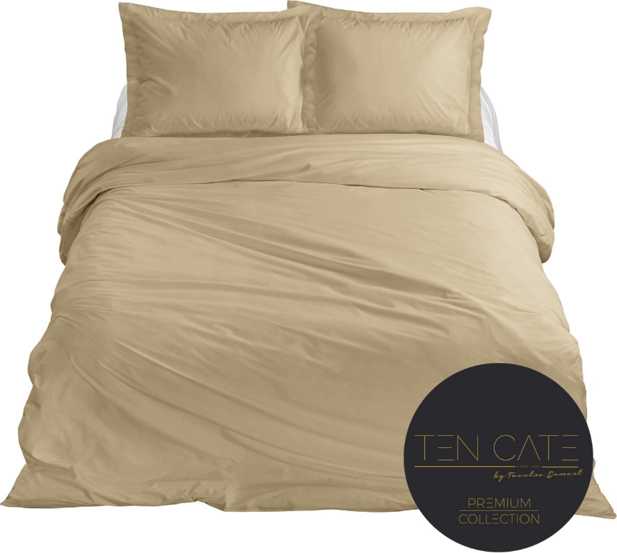 Ten Cate Premium Satijn Dekbedovertrek Summer Glow - Goud - 200 x 220 cm