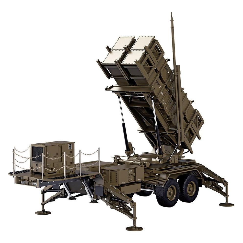Amewi Sattelauflieger US M747 Raketenwerfer, Grün 1:12, Bausatz (Kit) (22563)