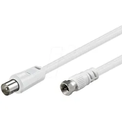 AK FIS 0250 - Anschlusskabel, F-Stecker, IEC-Stecker, 2,50 m