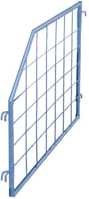 VARIOfit Grille de séparation inclinée pour palettes Profondeur 750 mm Hauteur utile 800/400 mm (zpa-080.061)