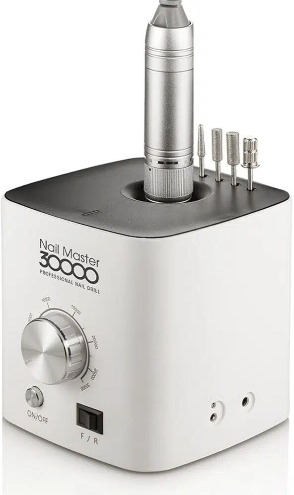 Xanitalia Fresa Professionale per Unghie Nail Master 30000 – Silenziosa con Kit Punte Incluso