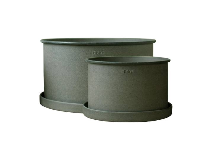 DBKD Cache-pot Plant bowl, lot de 2 Green