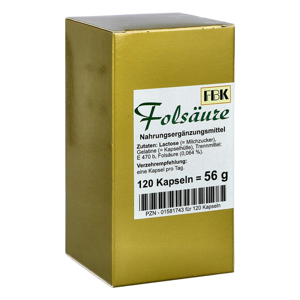 FBK-Pharma GmbH Folsäure Kapseln 01581743