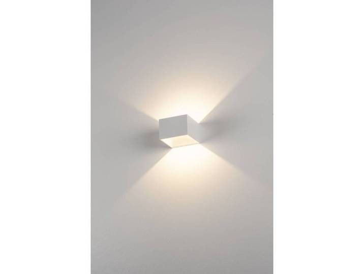 Logs In Square Wandleuchte incl. LED driver White - SLV - Wohnzimmer - Aluminium