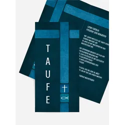 Einladungskarten Taufe selbst gestalten mit Spruch und Fotos im Onlinedesigner bei Meine-Kartenmanufaktur.de