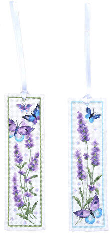 Lesezeichen "Lavendel", 2er-Set