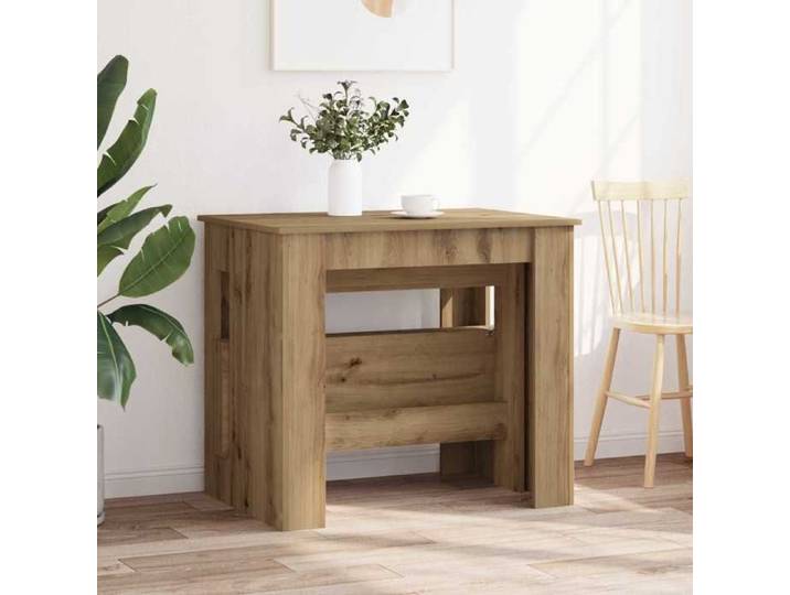 Table à dîner - UU - Bois d'ingénierie - Chêne artisanal - Table extensible - 180x85x75 cm eub23u