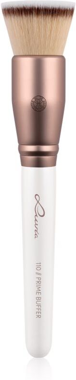 Luvia Cosmetics Prime Vegan Prime Buffer pinceau conique fond de teint Pearl White / Metallic Coffee Brown 1 pcs