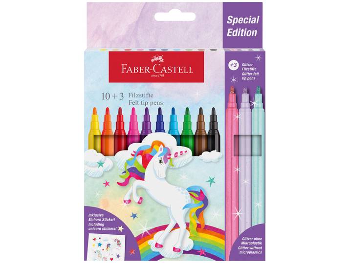 Faber Castell Filzstifte Einhorn 13 Stück