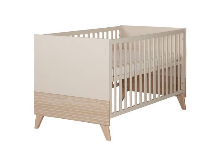 Roba Babybett Sidney 70x140 cm, Kaschmir, Holzwerkstoff, 70x140 cm, Baby- und Kindermöbel, Babyzimmer, Babybett, Gitterbett