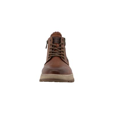 Stiefelette TOM TAILOR "Tom Tailor Stiefel", Damen, Gr. 41, braun, Polyurethan, Schuhe Stiefelette