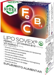 Lipo Sovex Fe B12 C 30 cápsulas