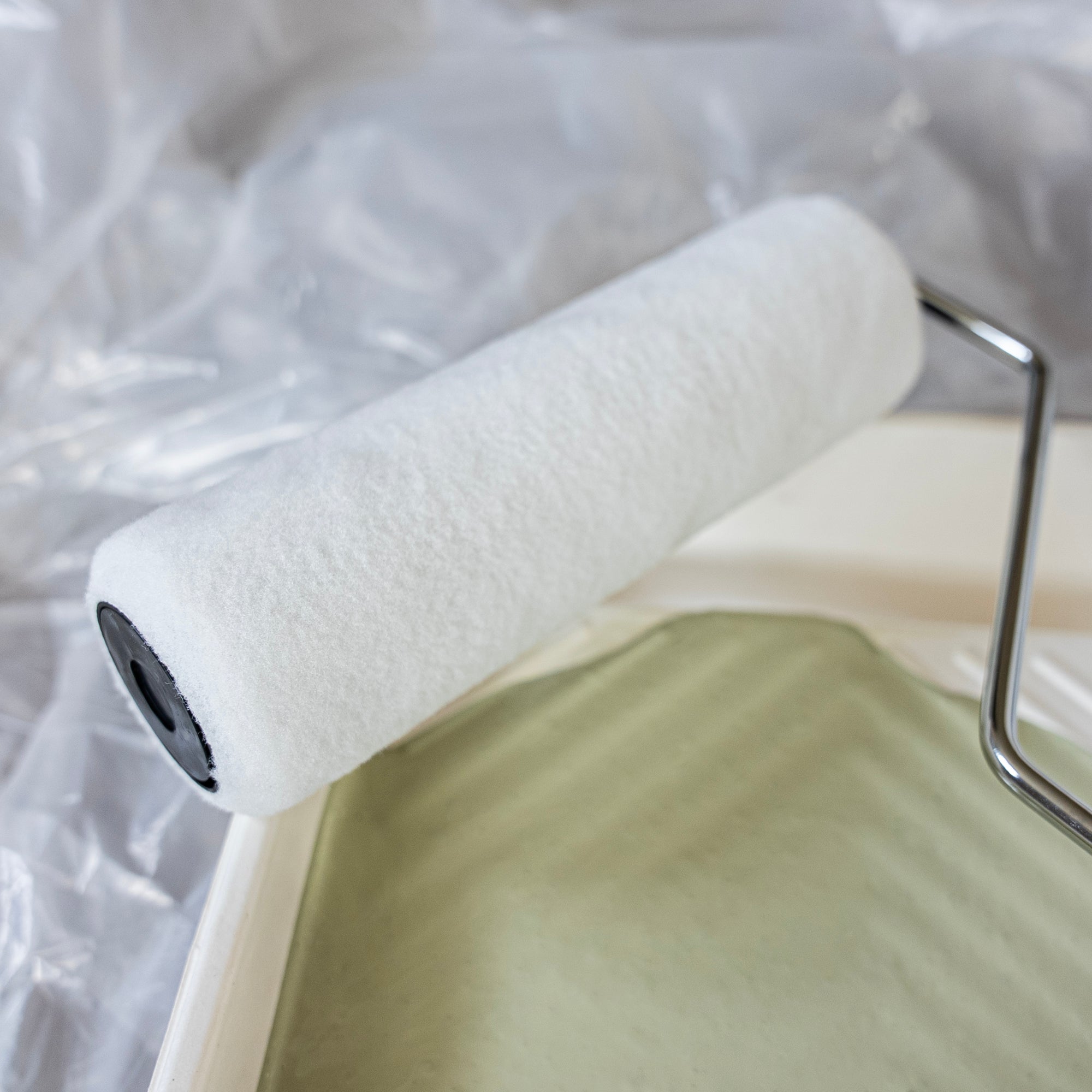 Hemway Premium Reusable Recyclable Paint Roller Sleeve Mid-Pile for Painting Decorating   DIY Trade   Walls Ceiling Indoor Outdoor - 9 Inch