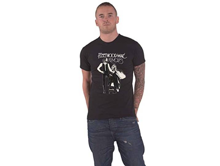 Fleetwood Mac Rumours T-shirt zwart S 100% katoen Band merch, Bands