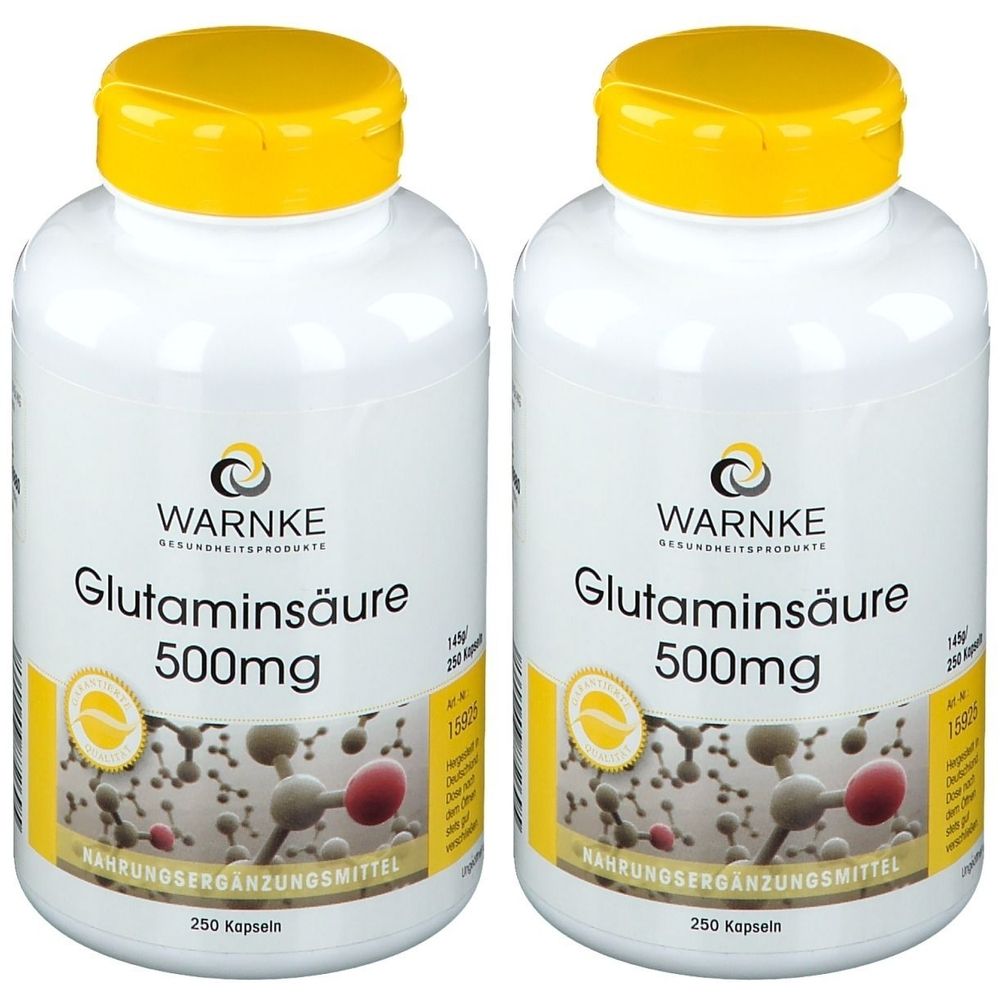 Glutaminsaeure 500Mg x2 2x250 St Kapseln