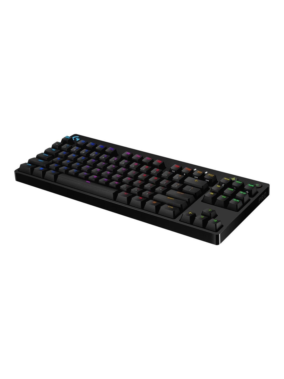 Logitech Pro - Tastatur - Englisch (UK) - Schwarz
