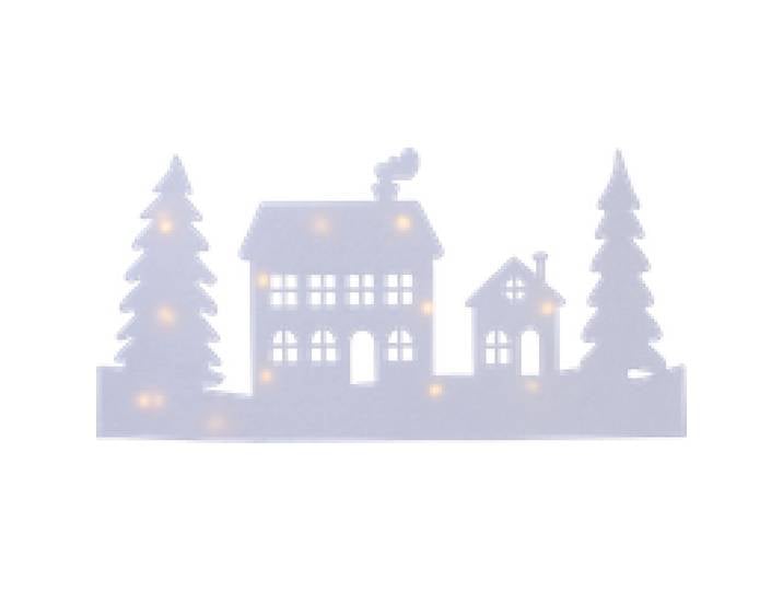 LIVARNO® Décoration pour fenêtre avec guirlande lumineuse LED (maisons)
