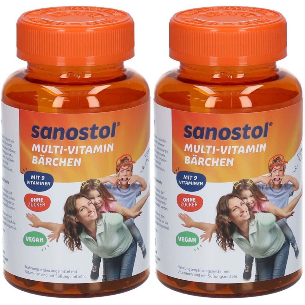 Sanostol Multi-Vitamin Bärchen x2 2x60 St Gummibärchen