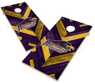 Skip's Garage Montevallo Falcons Cornhole Board Set