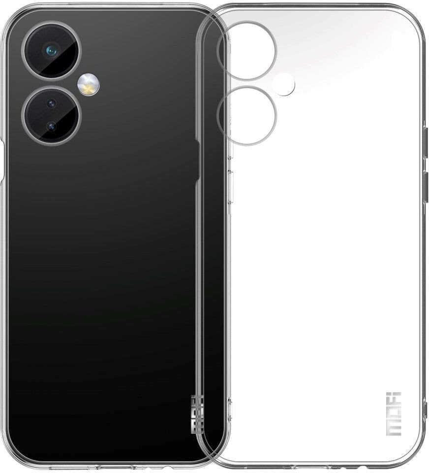 OnePlus Nord CE 3 Lite (5G) MOFI Fleksibelt Plastik Bagside Cover - Gennemsigtig