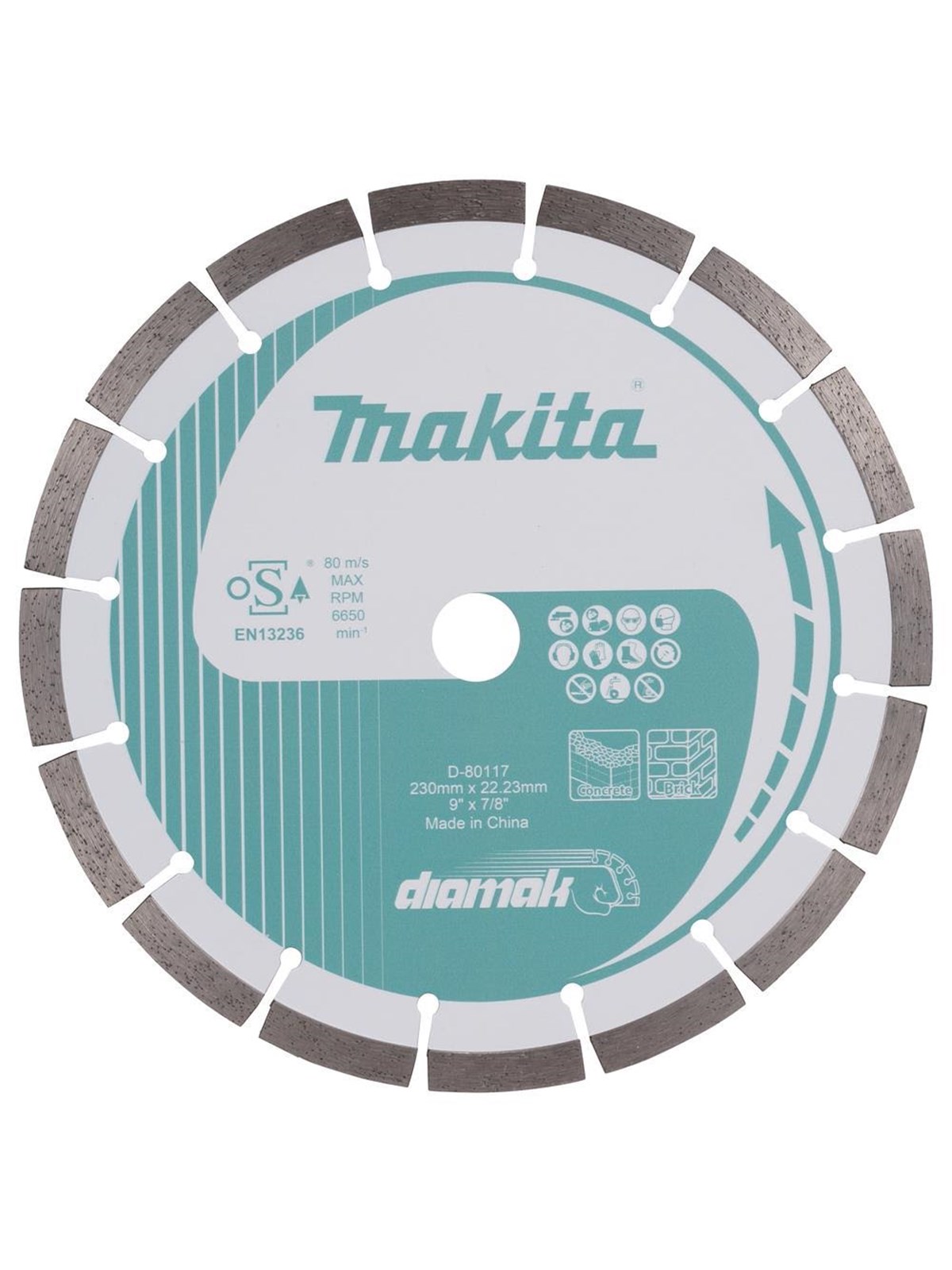 Makita D-80117 Diamond Wheel 230x22.23