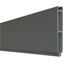 GroJa Lumino Aluminium Steckzaun Einzelprofil Sichtschutzzaun Anthrazit DB703 Sichtschutz Steckzaun Lamellenzaun