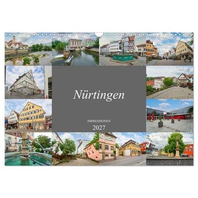 Nürtingen Impressionen (Wandkalender 2027 DIN A3 quer), CALVENDO Monatskalender