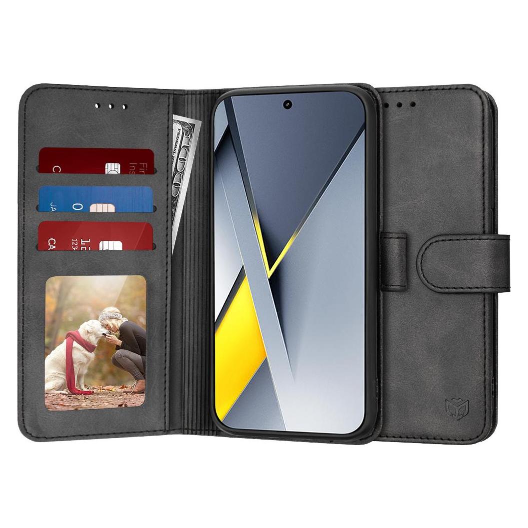 Techsuit - Diary Book - Xiaomi Poco F8 Pro - Black (Xiaomi Poco F8 Pro) (65238921)