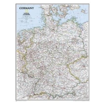 National Geographic National Geogr.Maps. Germany,Polit.lam. (41249734)