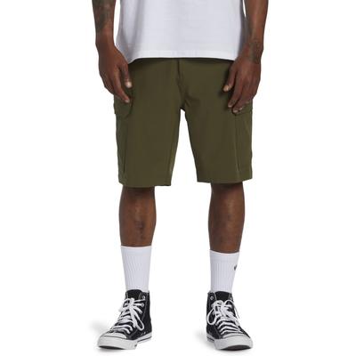 Bermudas BILLABONG "Surftrek Transport 19", Herren, Gr. S, Normalgrößen, braun (military), Obermaterial: 90% Polyester, 10% Elasthan., Hosen Bermudas