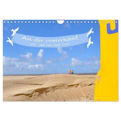 An der Waterkant mit Jan Cux und Cuxi (Wandkalender 2027 DIN A4 quer), CALVENDO Monatskalender