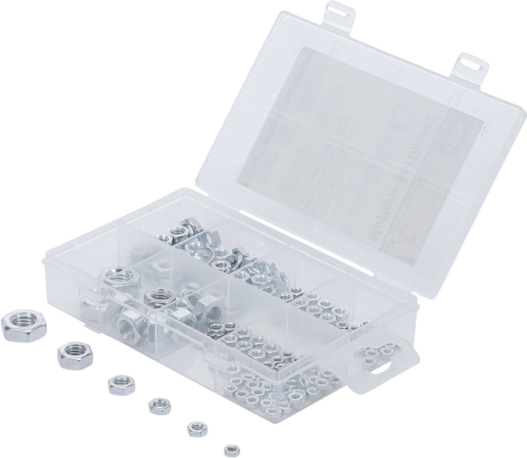 BGS Do it yourself Muttern-Sortiment M3 - M10 150-tlg. (8068)