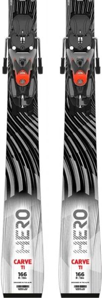 Carving Ski Rossignol Hero Carve TI K + NX 12 (152cm - Schwarz)