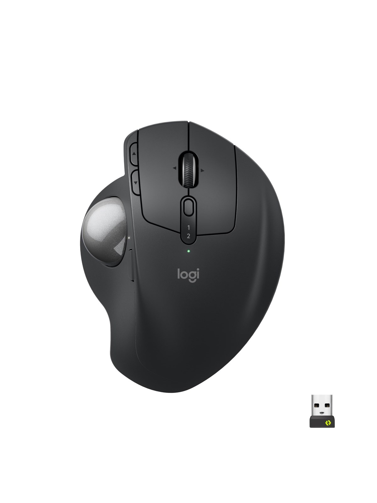 Logitech MX Ergo S - Ergonomische Maus (Schwarz)