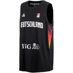 PEAK DBB Deutschland Basketballtrikot 2025 25062 - schwarz M
