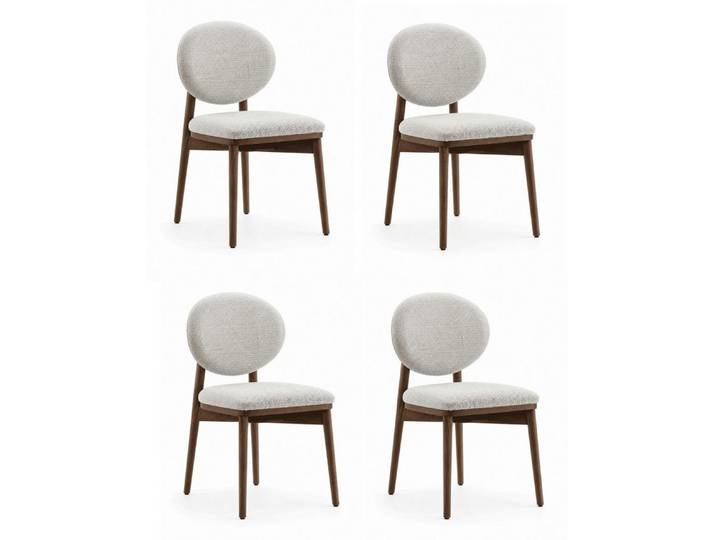 JVmoebel Sitzgruppe Beiger Esszimmerstuhl Elegante Polstergestellte Stühle, Made in Europa