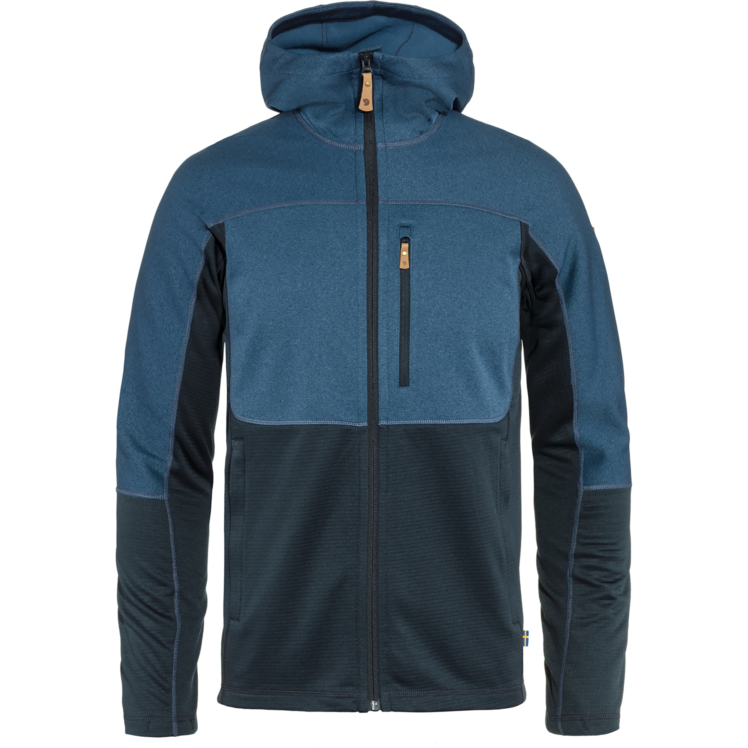 Fjällräven Abisko Trail Fleece Herren Fleecejacke blau Größe XL Camping Atmungsaktiv