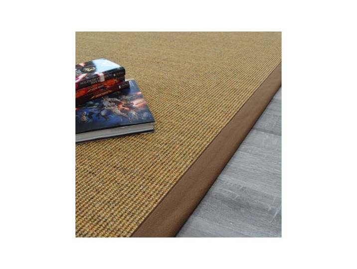 Tapis sisal Yucatan chaume - Ganse brune - 160 x 230 cm