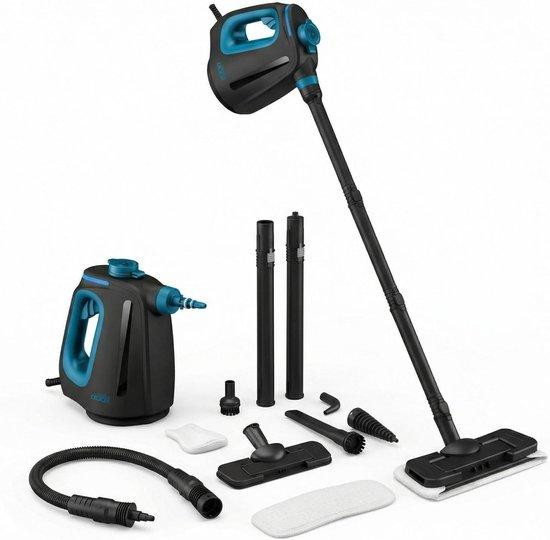 CleanKoala 2-in-1 Stoomreiniger Handheld Stomer Zwart Blauw