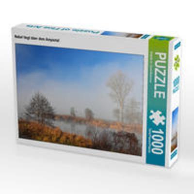 CALVENDO Puzzle Nebel liegt über dem Ampertal 1000 Teile Lege-Größe 64 x 48 cm Foto-Puzzle Bild von Brigitte Dr. Deus-Neumann