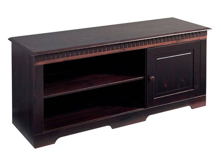 Lowboard OTTO HOME Lisa , braun (dunkelbraun), B:130cm H:55cm T:45cm, Sideboards, Lowboard, Kommode, Breite 130 cm, Belastbarkeit bis 75 kg