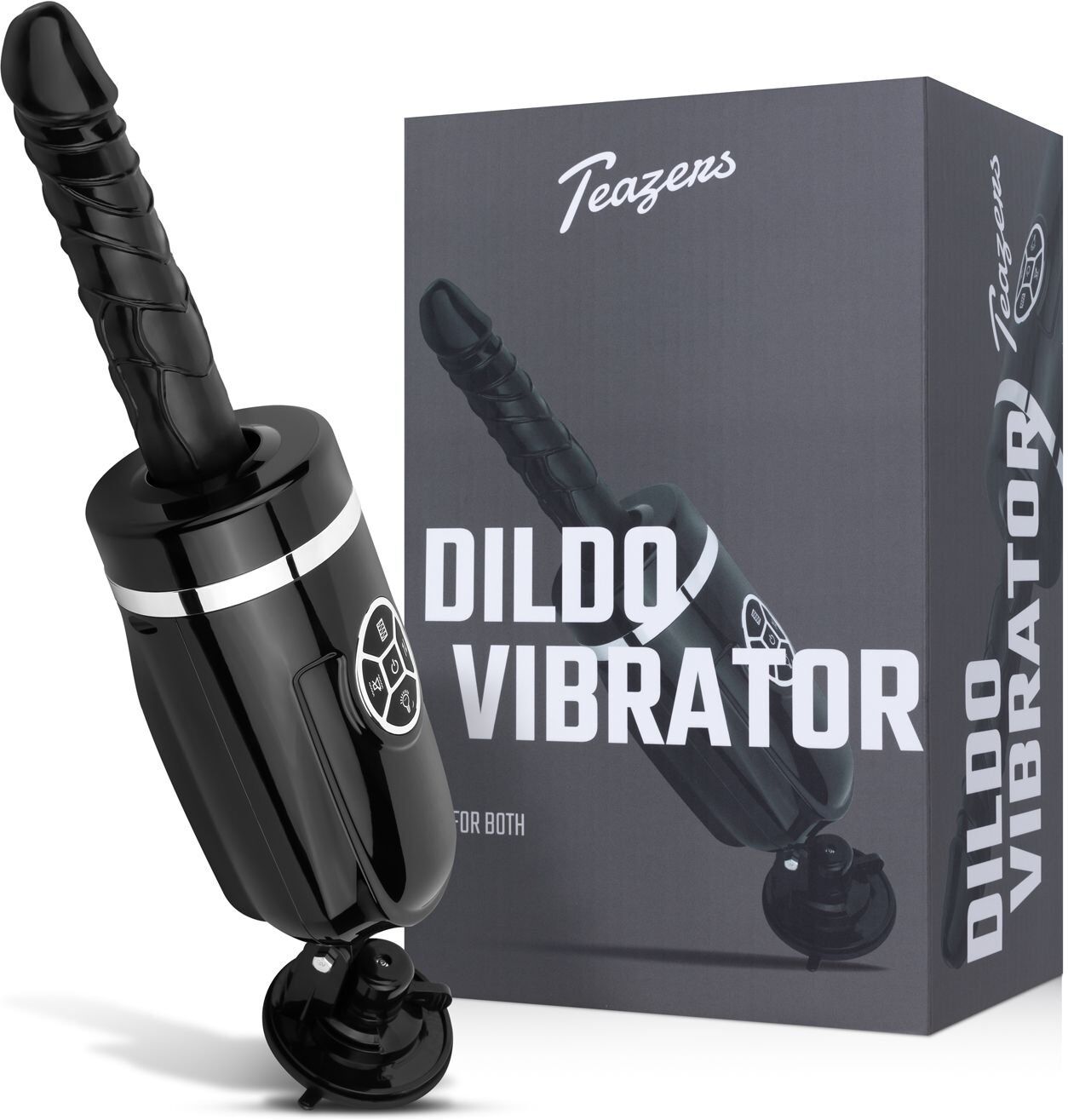 Vibromasseur gode à poussée Teazers